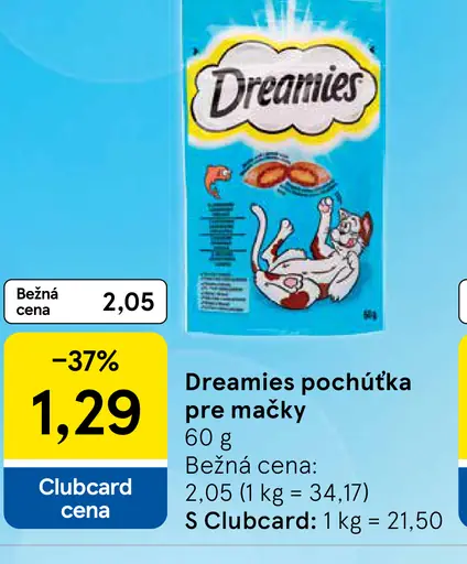 Dreamies pochúťka pre mačky