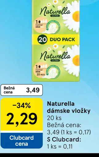 Naturella dámske vložky