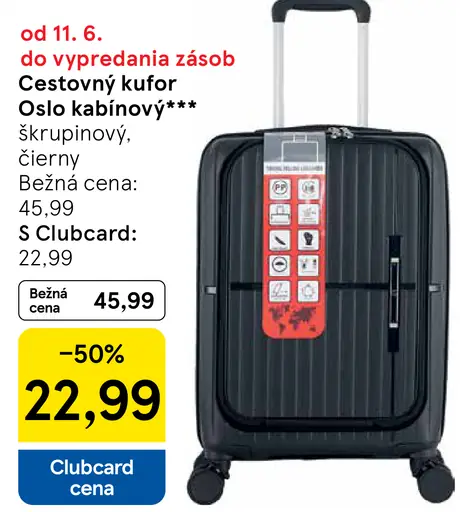 Cestovný kufor Oslo kabínový