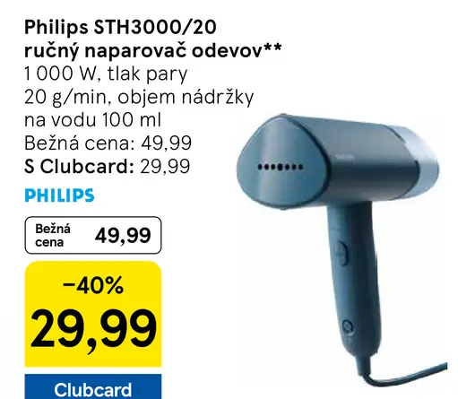 Philips ručný naparovač odevov