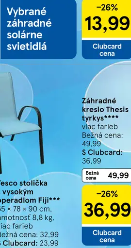 Záhradné kreslo Thesis