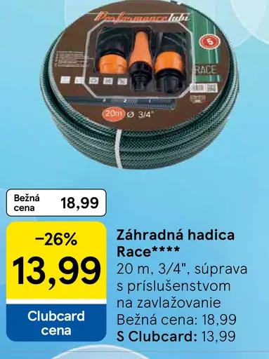 Záhradná hadica Race