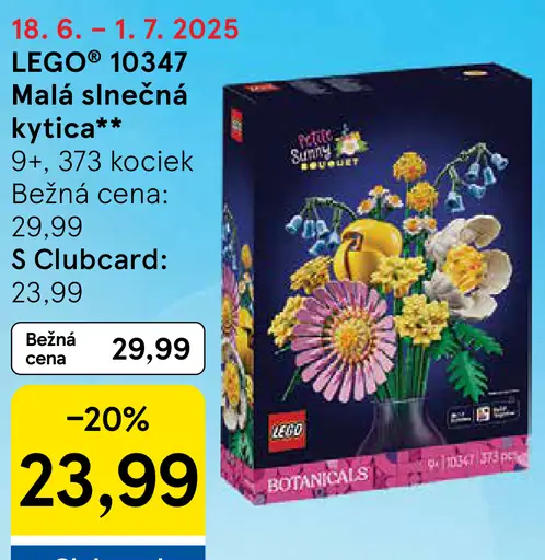 LEGO 10347 Malá slnečná kytica