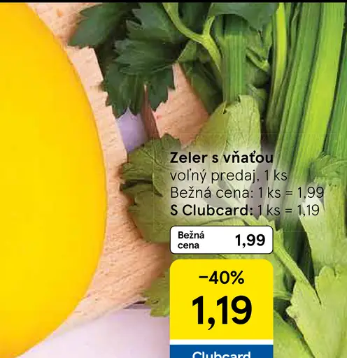 Tesco Zeler s vňaťou