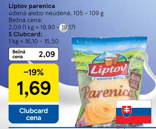 Liptov parenica údená alebo neúdená