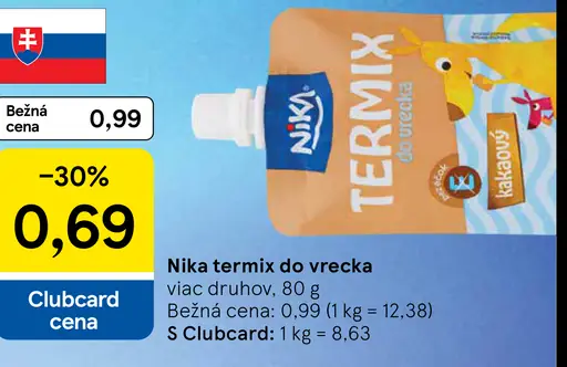 Nika termix do vrecka