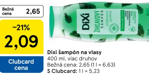 Dixi šampón na vlasy