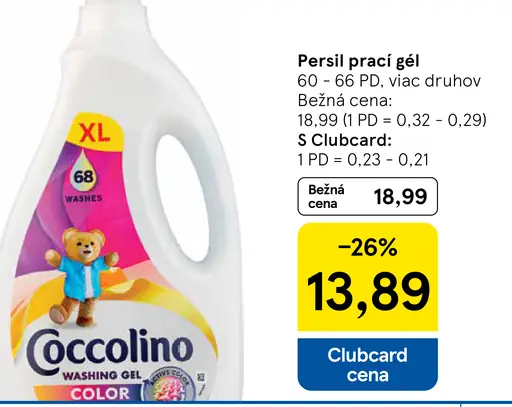 Coccolino prací gél