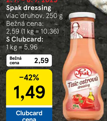 Spak dressing