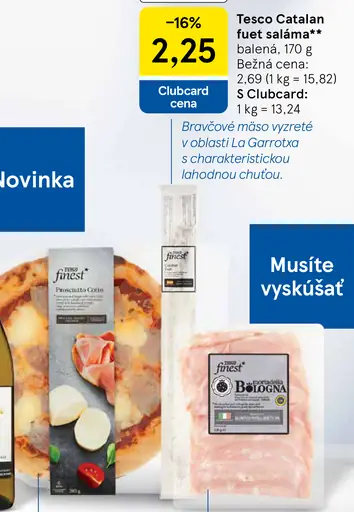 Tesco Catalan fuet saláma