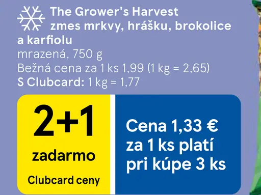 The Grower's Harvest zmrazená zelenina