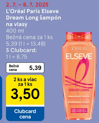 L'Oréal Paris Elseve šampón na vlasy Dream Long