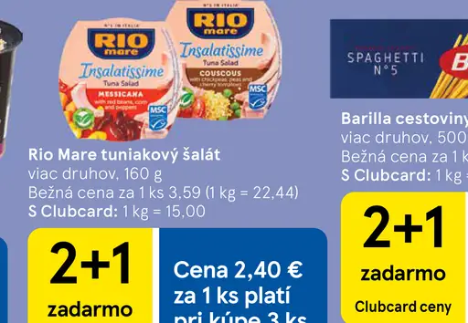 Rio Mare Tuniakový šalát