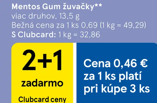 Mentos Gum žuvačky