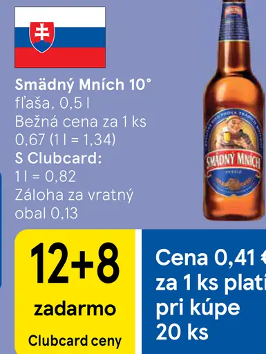 Smädný Mních fl'aša