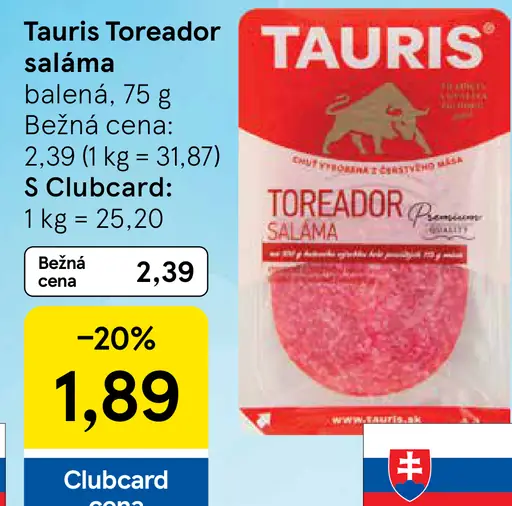 Tauris Toreador saláma