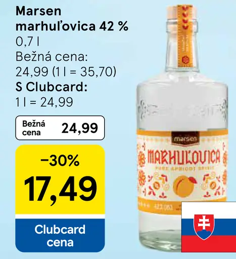 Marsen marhuľovica 42 %