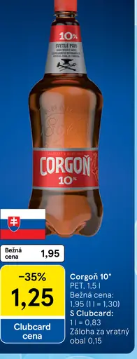 Corgoň plechovka