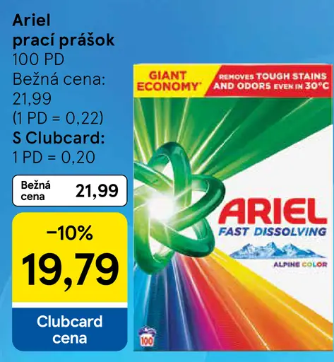 Ariel prací prášok