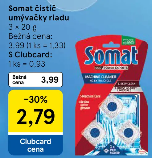 Somat čistič do umývačky riadu