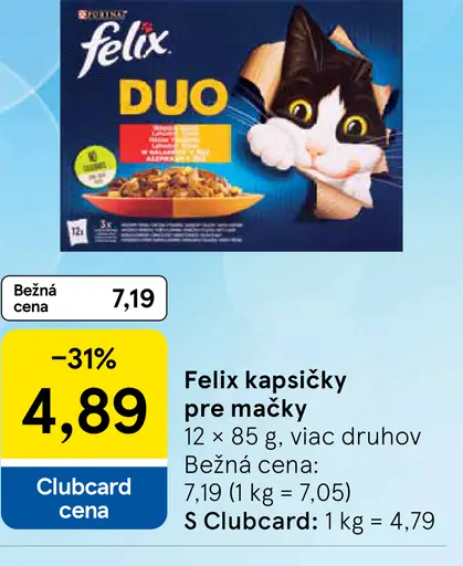 Felix kapsičky pre mačky