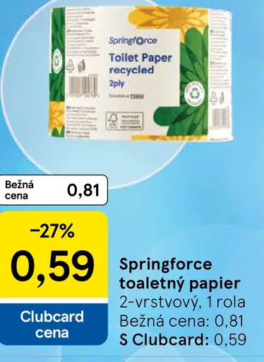 Springforce toaletný papier