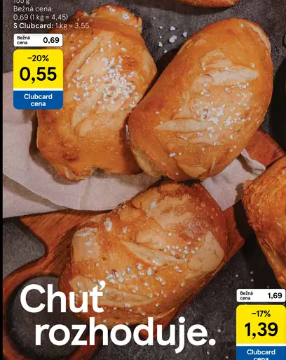 Jantár ciabatta so soľou a s rascou