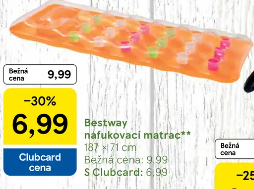 Bestway nafukovací matrac 187 x 71 cm