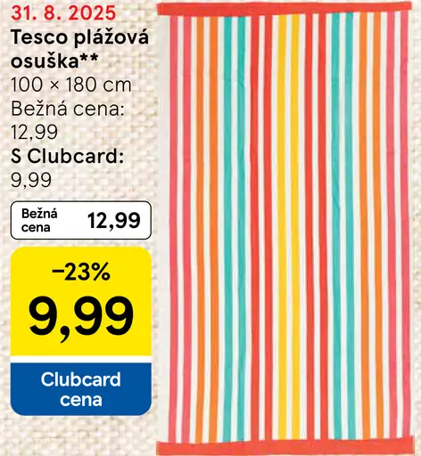 Tesco plážová osuška