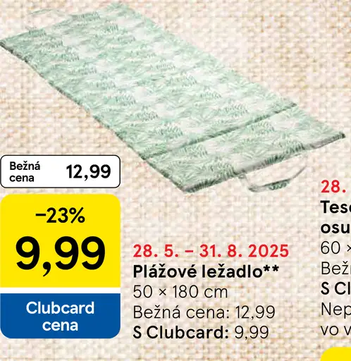 Plažové ležadlo