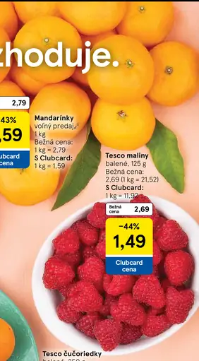 Tesco maliny