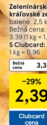 Zeleninárska kráľovské zemiaky