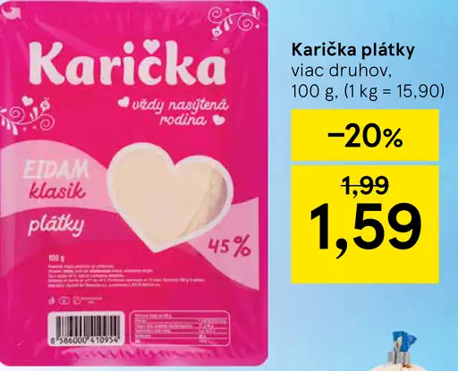 Karička plátky