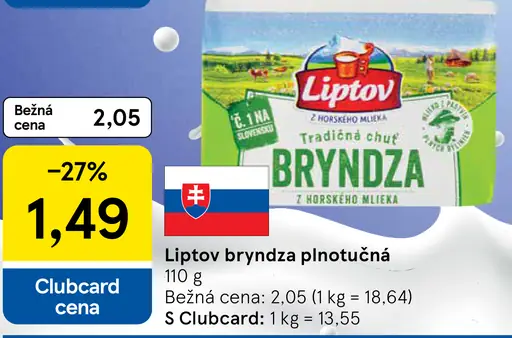 Liptov Bryndza Plnotučná