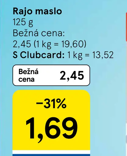 Rajo Tradičné maslo z lahodnej smotany