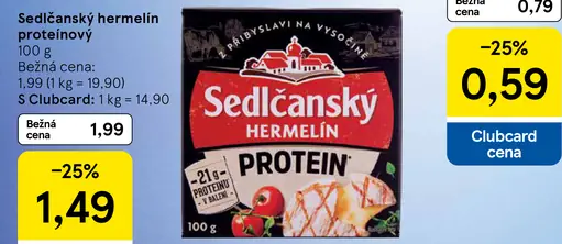 Sedlčanský Protein hermelín