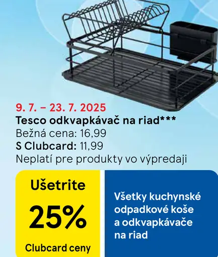 Tesco odkvapkávač na riad