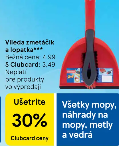 Vileda zmetáčik a lopatka