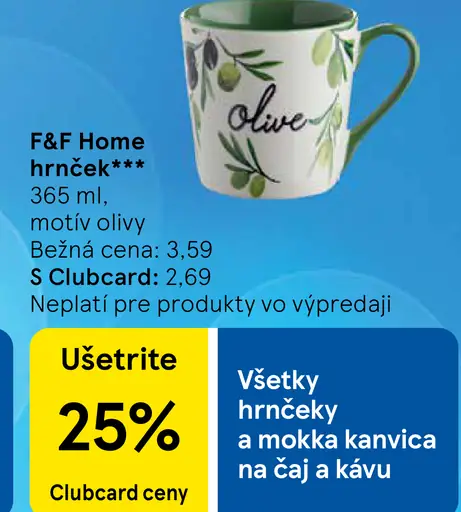 F&F Home hrnček 2 motivy olivy