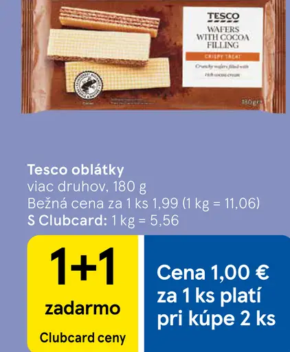 Tesco Oplatky