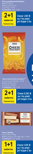 Tesco Cheese Corn Snack