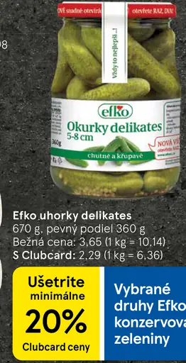 Efko uhorky delikates
