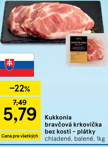 Kukkonia bravčová krkovička bez kosti