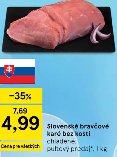 Slovenské bravčové karé bez kosti