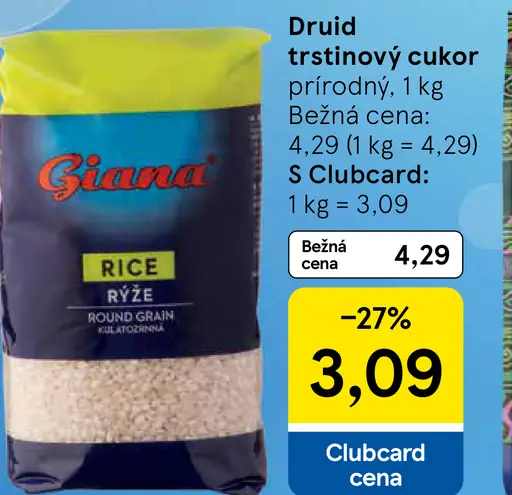 Druid trstinový cukor prírodný
