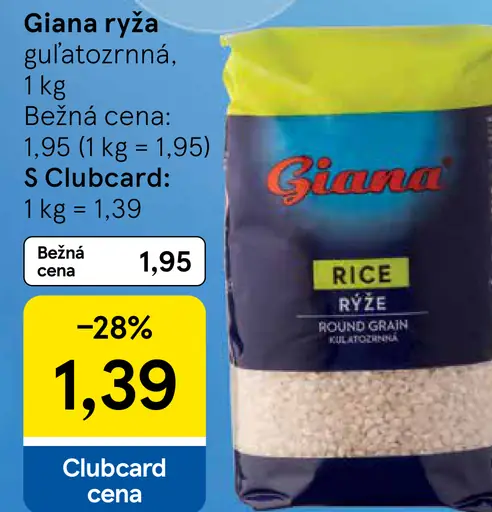 Giana Guľatozrnná ryža