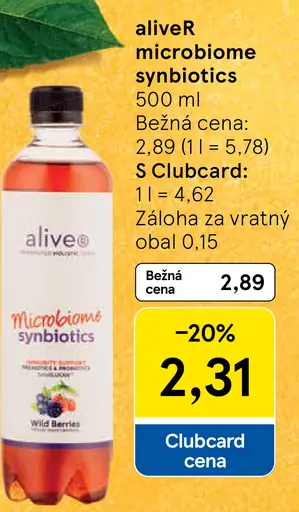 AliveR microbiome synbiotics