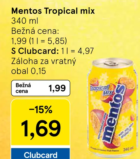 Mentos Tropical mix