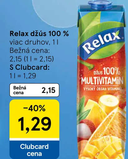 Relax 100% džús