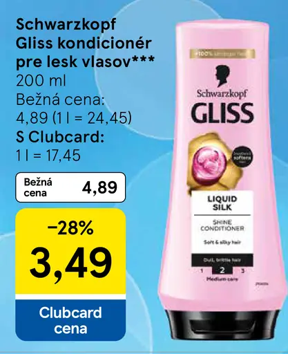 Schwarzkopf Gliss kondicionér na vlasy